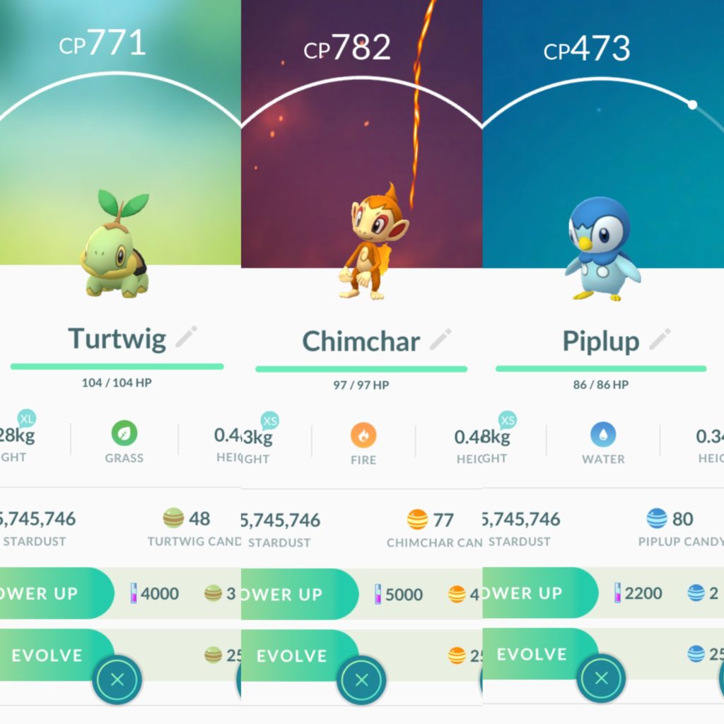 Pokémon Go - Hora do Holofote Novembro 2021 - Cacnea, Chinchou, Turtwig,  Chimchar, Piplup